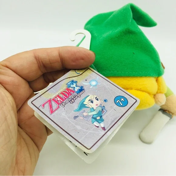Nintendo Legend of Zelda Toon Link 7.5" Plush Figure The Phantom Hourglass 2011 - Picture 3 of 7